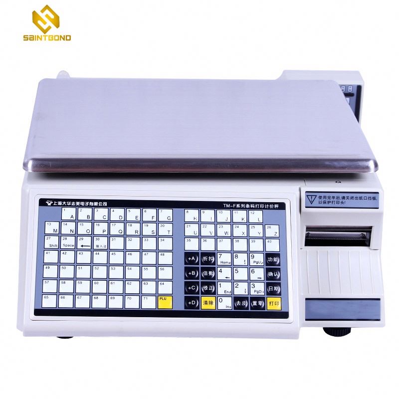 M-F New Arrival 1/3000 Accuracy 30kg Tma Series Cash Register Scale Weighing Scale Barcode Label Printing Scale With Wifi