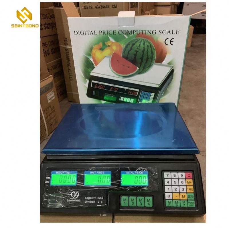 ACS208 40kg Digital Price Computing Scale Electronic Weighing Scale For Retail