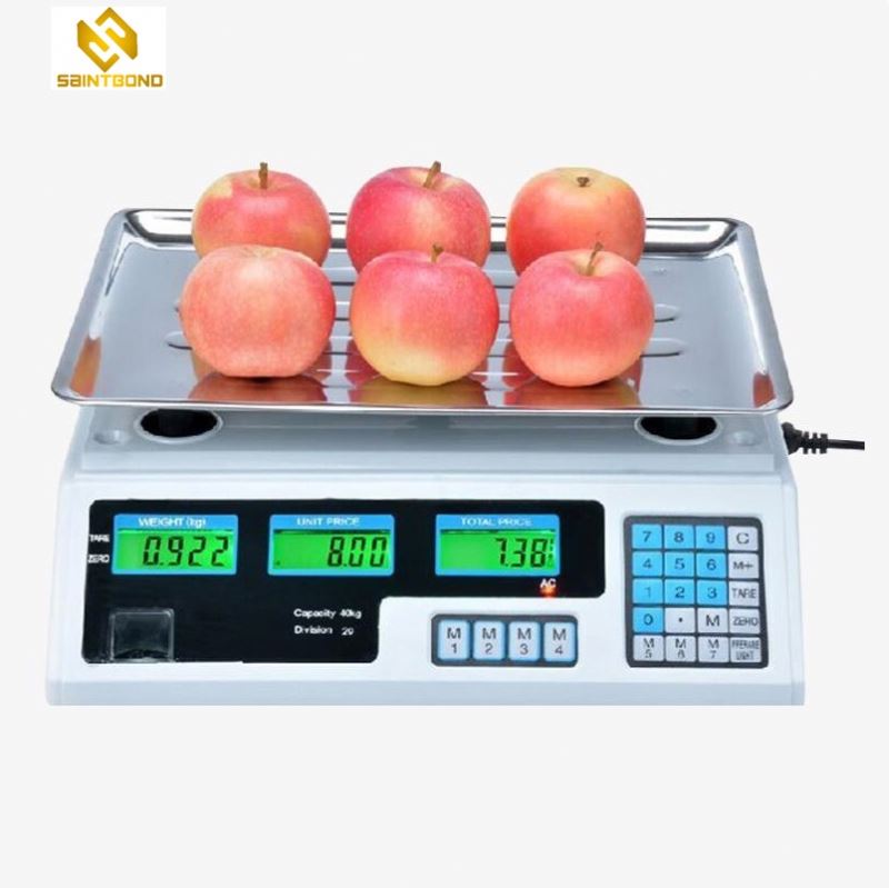 ACS208 Jadever Commercial Electronic Super Ss Weighing Scale Apparatus Iron