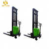 DYC Good Pallet Lifter Small Type Forklift Truck 2200lbs 118inch Lift Hight Semi-Electric Stacker