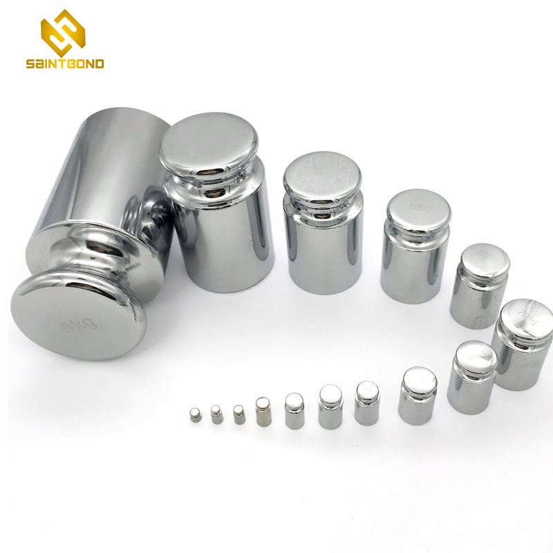TWS02 M2 Class Calibration Weight Set Chrome Plated 500g Slotted Weight Set
