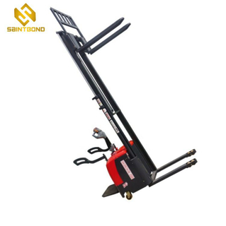 PSES11 Electric Lift 2200lbs 1ton 118inch 3m Walkie Pallet Electric Stacker Forklift