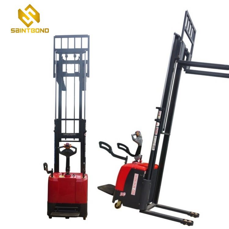 PSES11 Warehouse Forklift Straddle Electric Powered Pallet Stacker