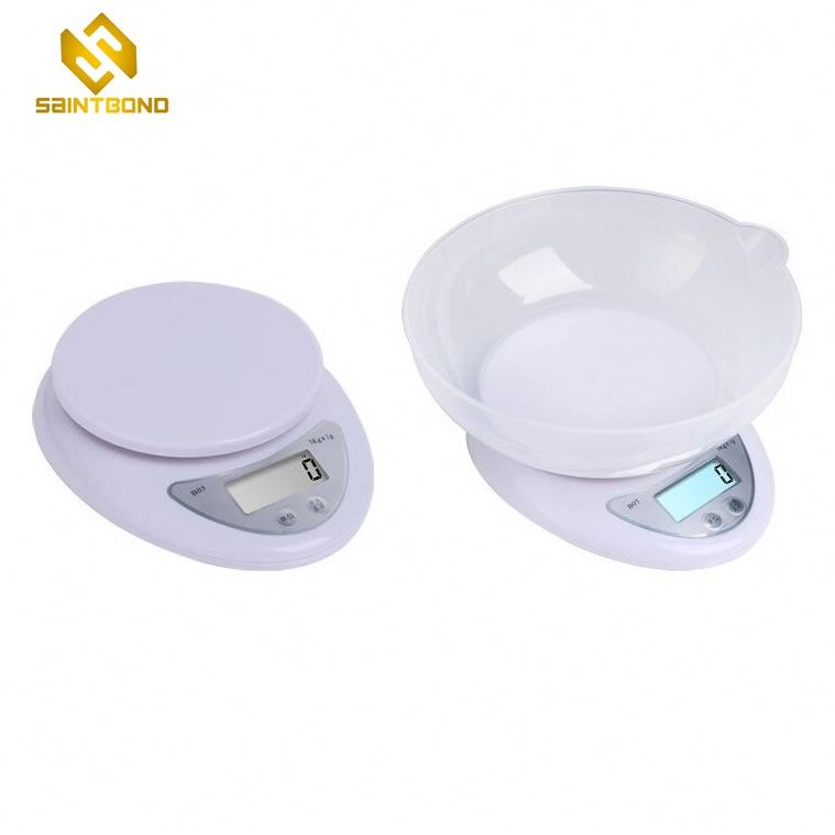 B05 Multifunction Household 5kg Electronic Scale, Digital Measuring Kitchen Food Weighing Scale With Bowl
