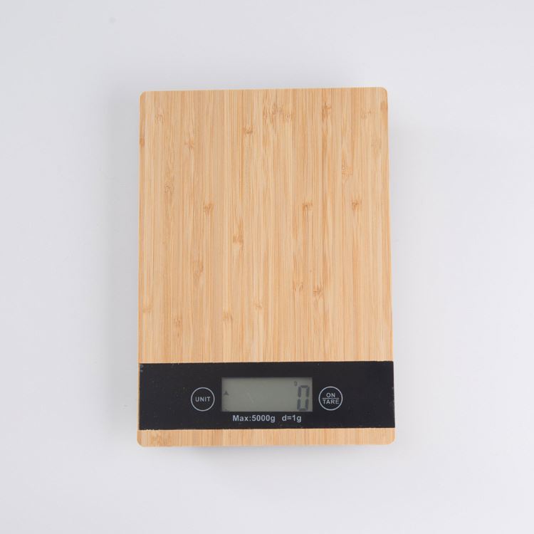 PKS005 Best Seller Alibaba China Factory Oem Eco Friendly Professional Bamboo Material Antique Digital Bamboo Kitchen Food Scale