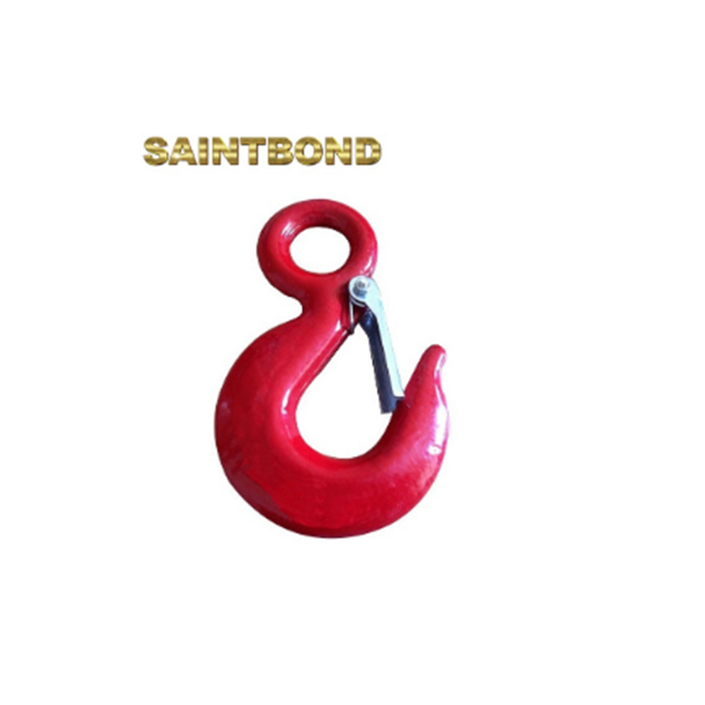 Eye Sling Safety Latch On Overhead Crane Hook Drawing Crane Parts