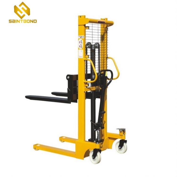 PSCTY02 Manual Forklift 1 Ton Reach Stacker Forklift Hydraulic Stacker Lift