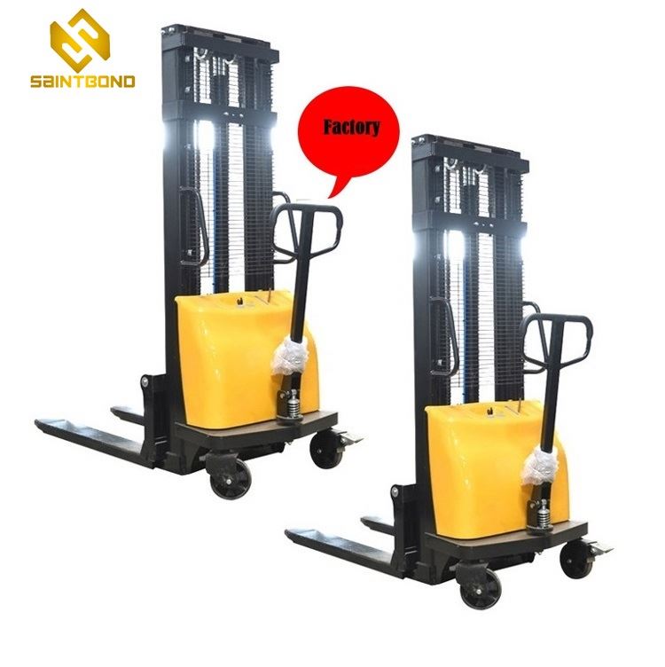 PSES01 Electric Pallet Stacker Forks Forklift Semi -Electric Stacker