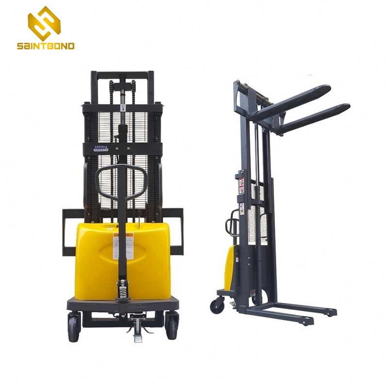 PSES01 Hot Sale 1200kg Full Electric Pallet Stacker Lift Height 3m