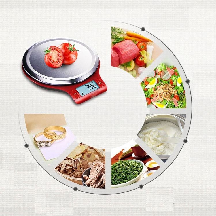 CX-886 New Multifunctional Household Scale Stainless Steel Material Waterproof And Durable Digital Food Kitchen Scale