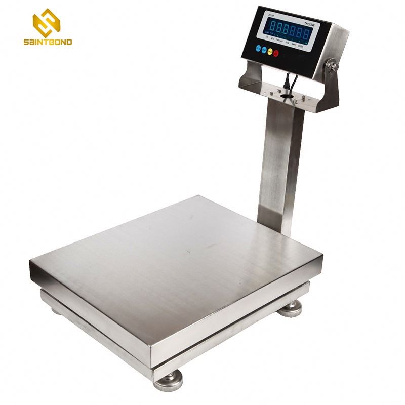 BSWP01 60kg 30*40cm Ip68 Digital Lcd Display Electronic Stainless Steel Waterproof Weighing Bench Scale