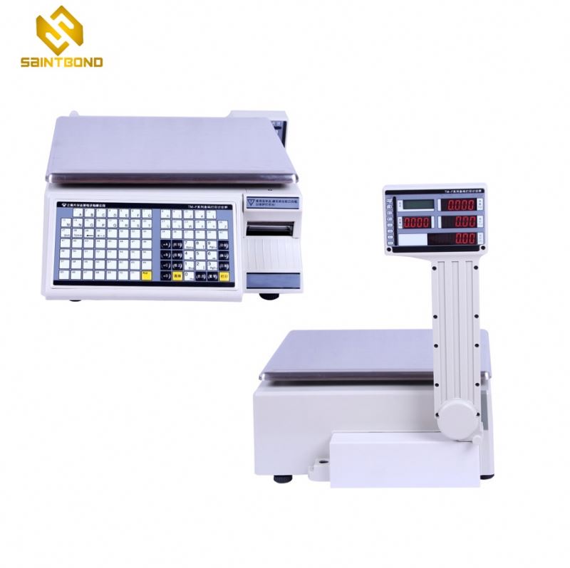 M-F New Arrival 1/3000 Accuracy 30kg Tma Series Electronic Supermarket Barcode Label Printing Scales Cash Register Scale