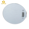 PKS007 Custom Colors 4mm Glass Platform Round 5kg Digital Kitchen Food Scale