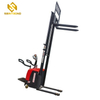 PSES11 Hot Sale 1.5 Ton 3m Lifting Forklift 1500kg 3000mm 3000Bls Full Electric Stacker Battery Walkie Forklift Pallet Truck