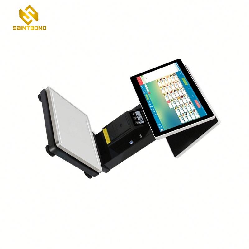 PCC01 Win-dows 7 Dual Display Restaurant POS System All In One Touch Screen POS Cashier POS