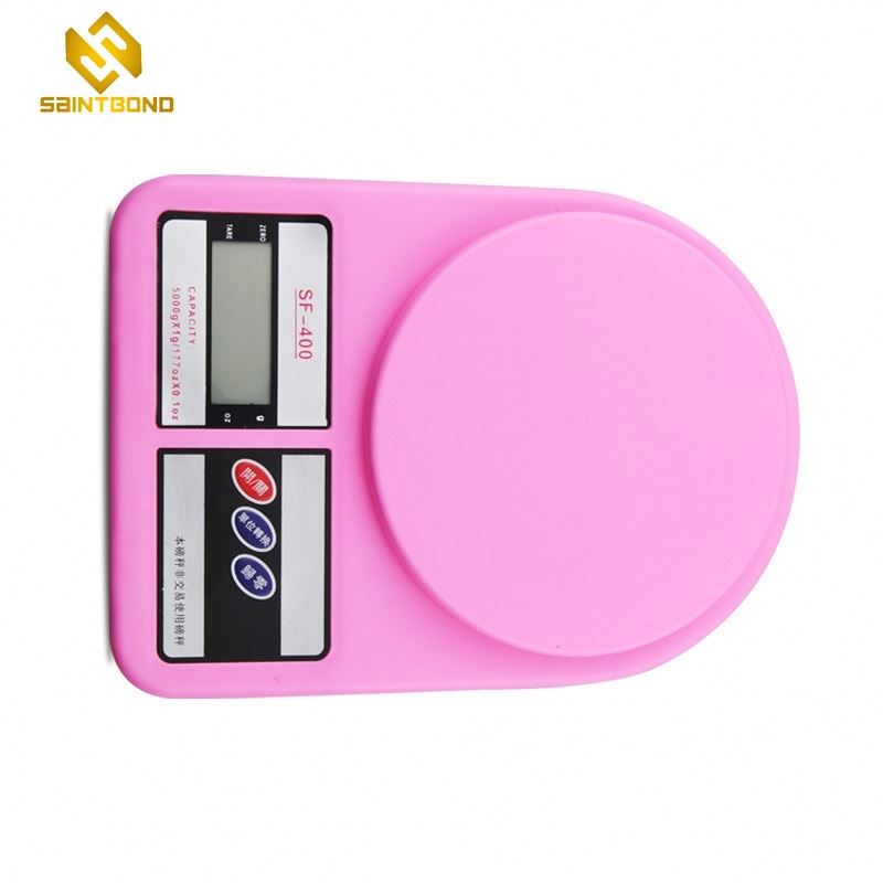 SF-400 10kg/1g Lcd Electronic Digital Kitchen Food Weight Scale Home Tool White